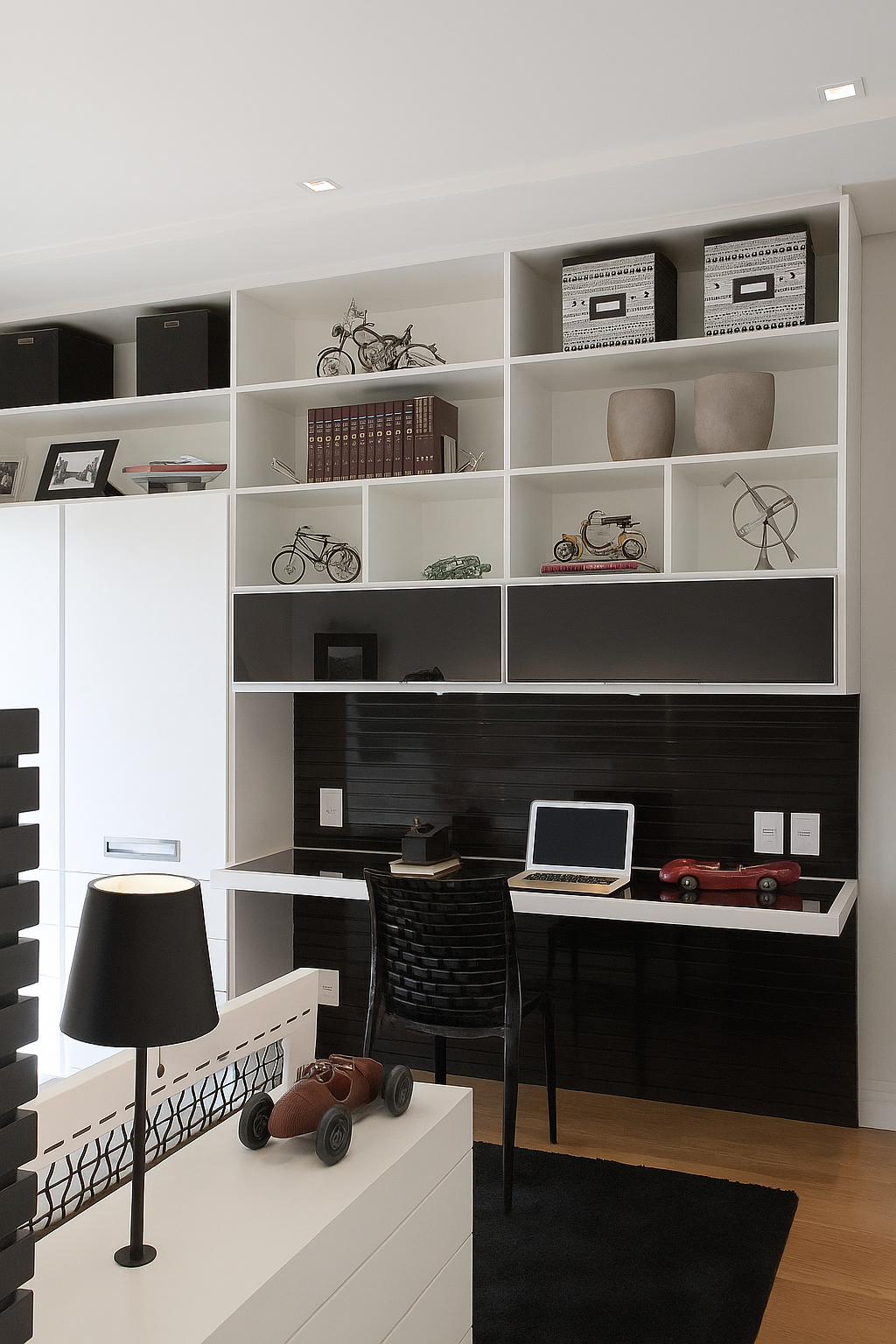 Design de interiores harmoniza o ambiente.