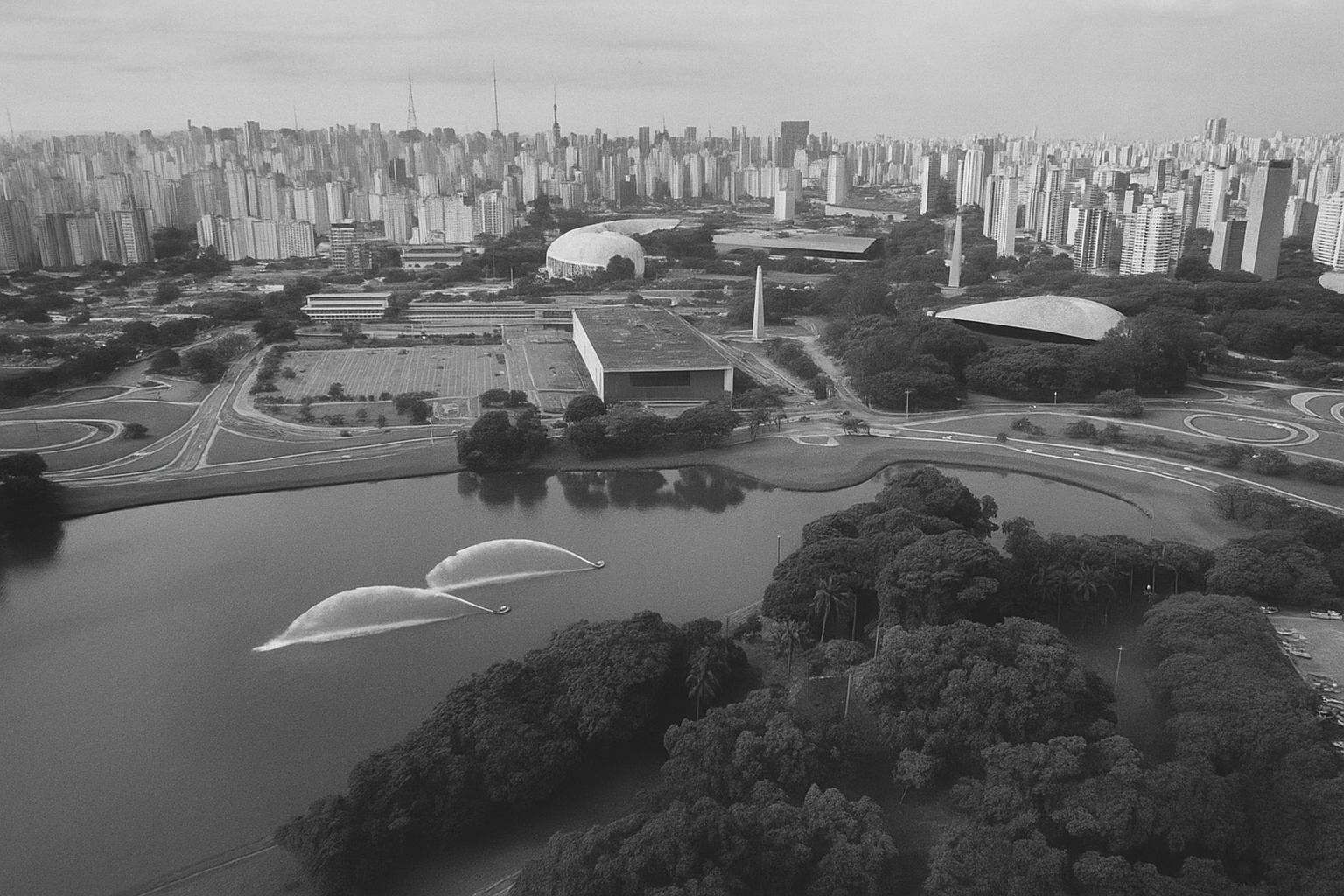 Obras de Oscar Niemeyer -Complexo Arquitetônico do Parque do Ibirapuera Obras de Oscar Niemeyer -Complexo Arquitetônico do Parque do Ibirapuera