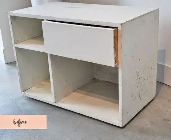 móvel revitalizado 1 Decoração com Reciclagem