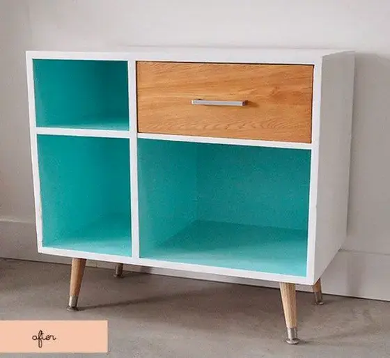 móvel revitalizado 2 Decoração com Reciclagem