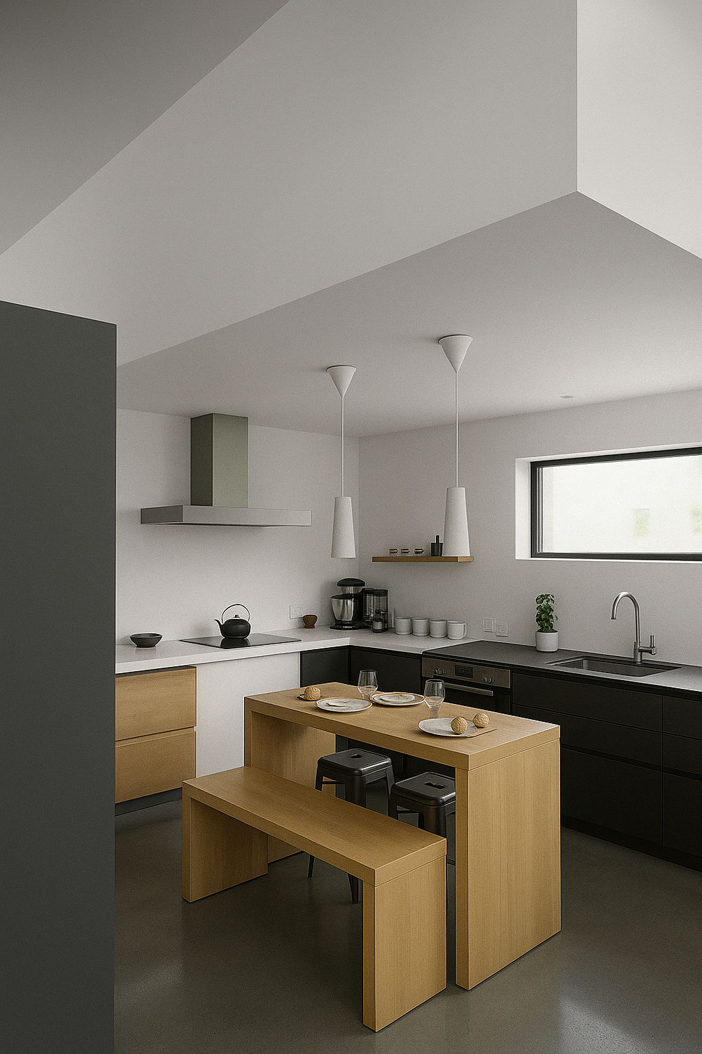 Decoração de cozinha com estilo minimalista Decoração de cozinha com estilo minimalista