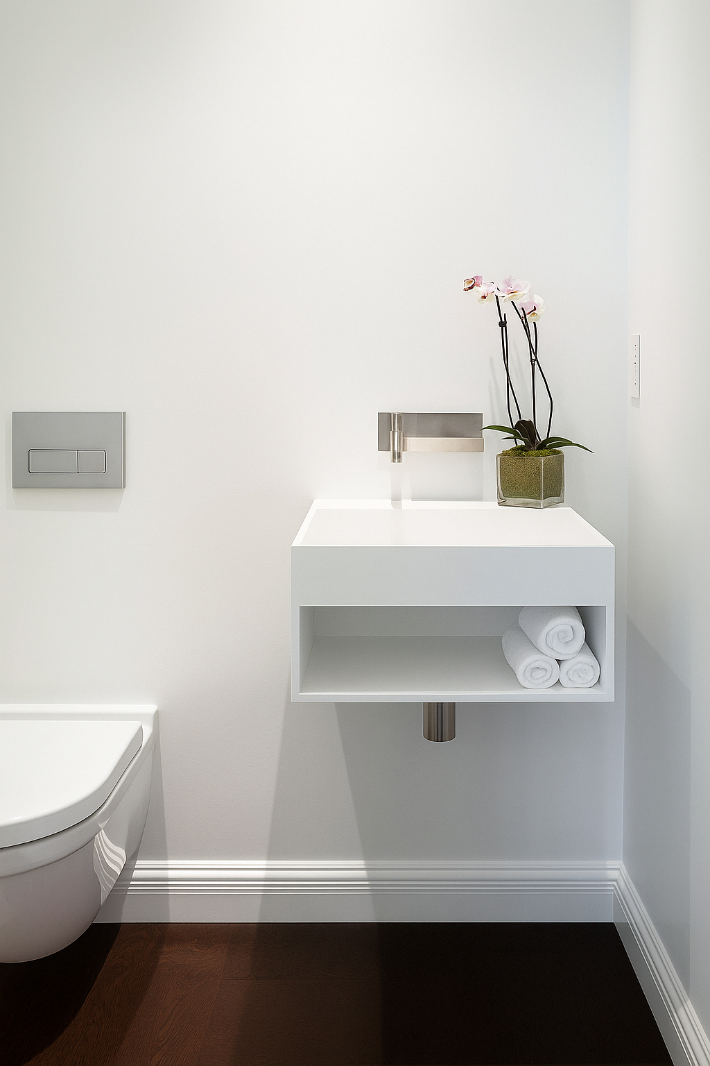 Minimalismo para decoração de banheiro Minimalismo para decoração de banheiro