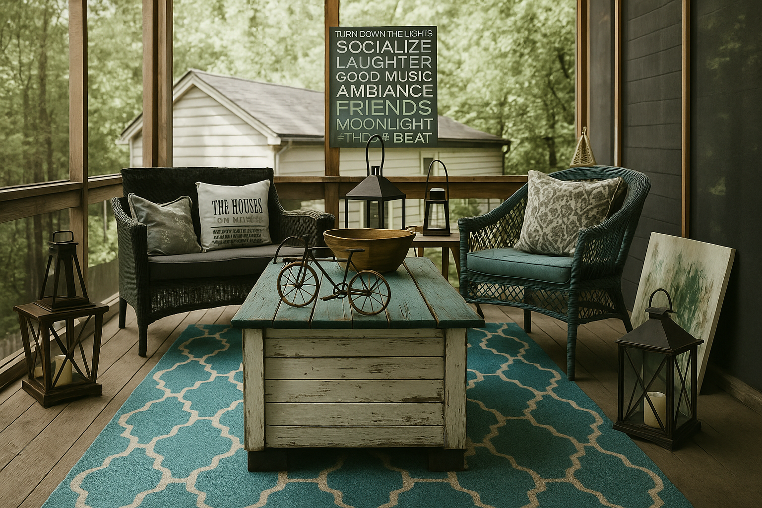 O estilo Boho se encaixa perfeitamente na decoração de casa de praia O estilo Boho se encaixa perfeitamente na decoração de casa de praia