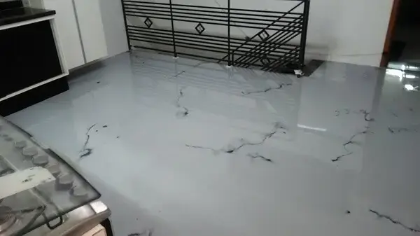 Porcelanato líquido em ambiente Porcelanato líquido em ambiente