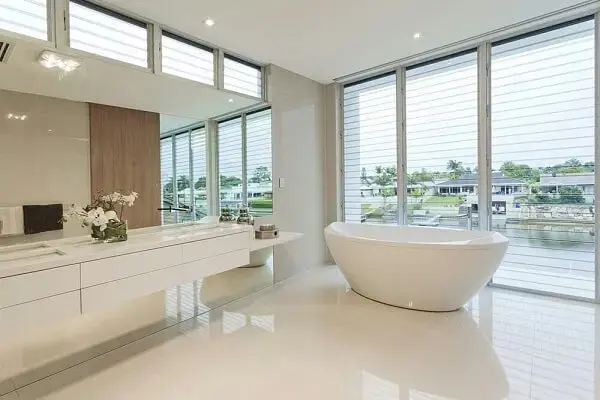 Porcelanato líquido em banheiro Porcelanato líquido em banheiro