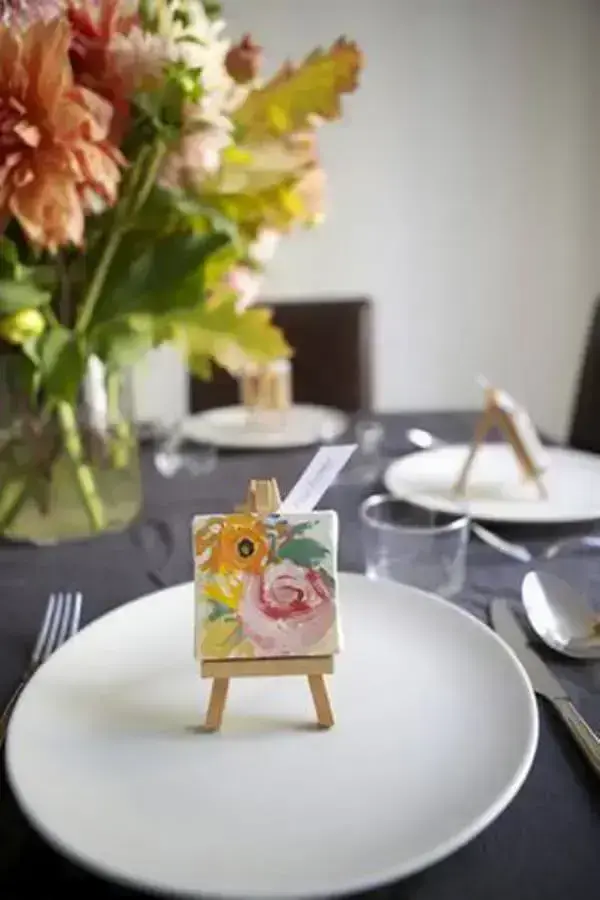 Lembrancinhas de mesa para casamento criativa Lembrancinhas de mesa para casamento criativa