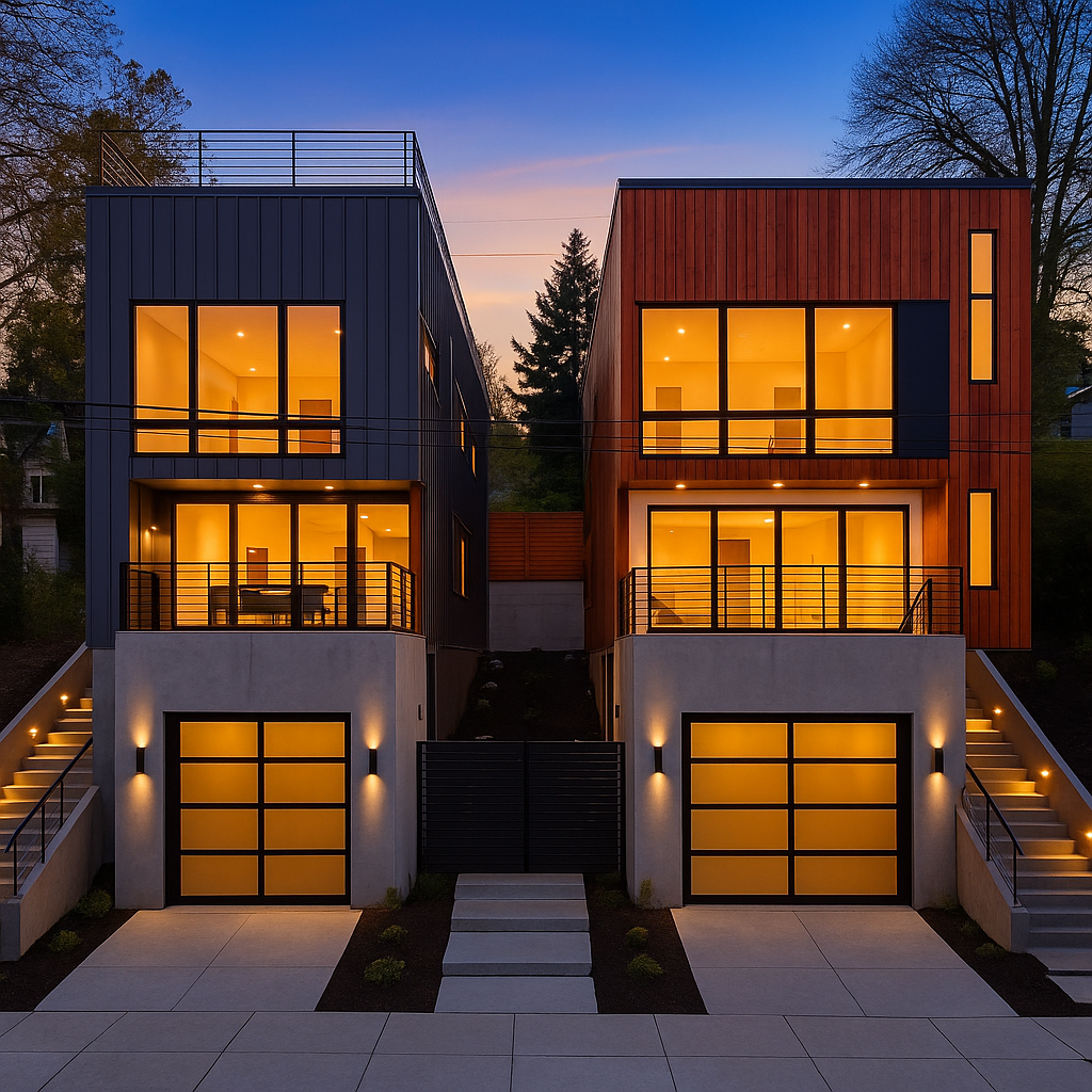Casas containers vizinhas Casas containers vizinhas