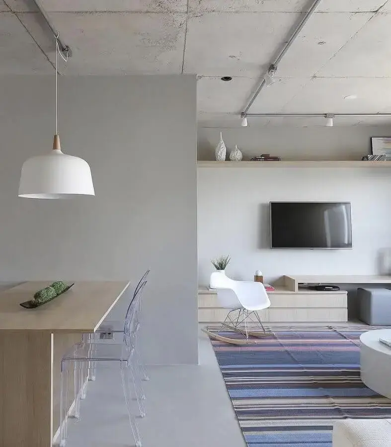tapete listrado para decoração de sala ampla tapete listrado para decoração de sala ampla Foto Pinterest