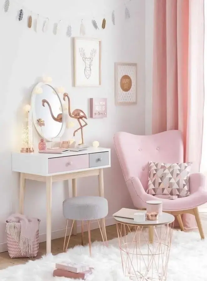 delicada decoração com paleta de cores candy colors delicada decoração com paleta de cores candy colors Foto Decor Interiors & More