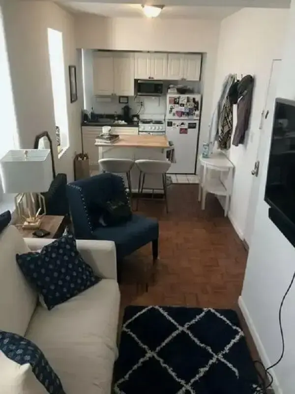 decoração simples de casa pequena conceito aberto decoração simples de casa pequena conceito aberto Foto Pinterest
