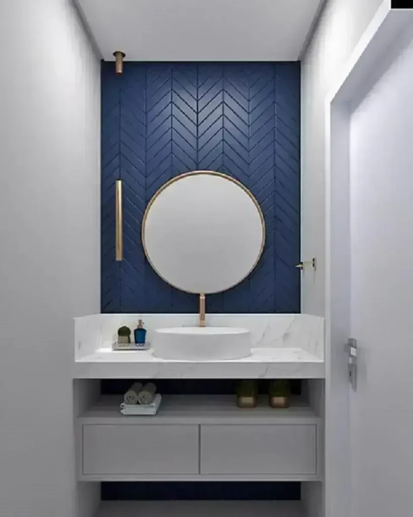 Banheiro Azul: +68 Ideias Criativas para Decorar seu Ambiente - Viva decora