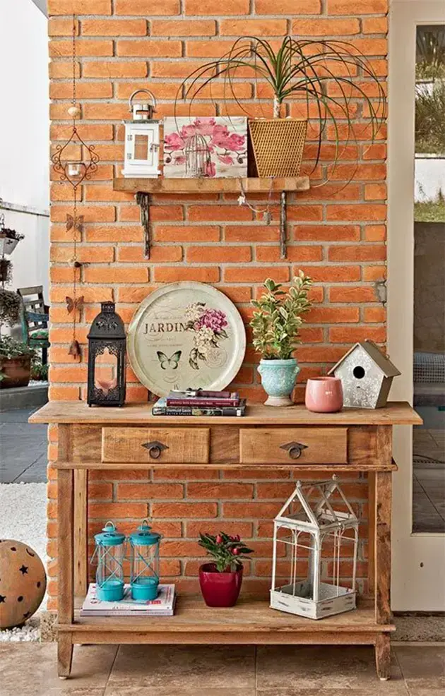 Aparador rustico na decoração vintage Aparador rustico na decoração vintage