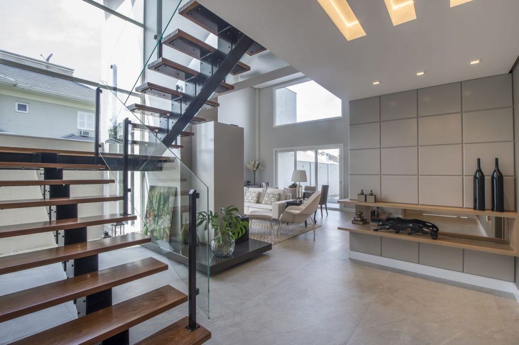 Escadas Modernas: +72 Ideias Incríveis Para Área Externa e Interna ...