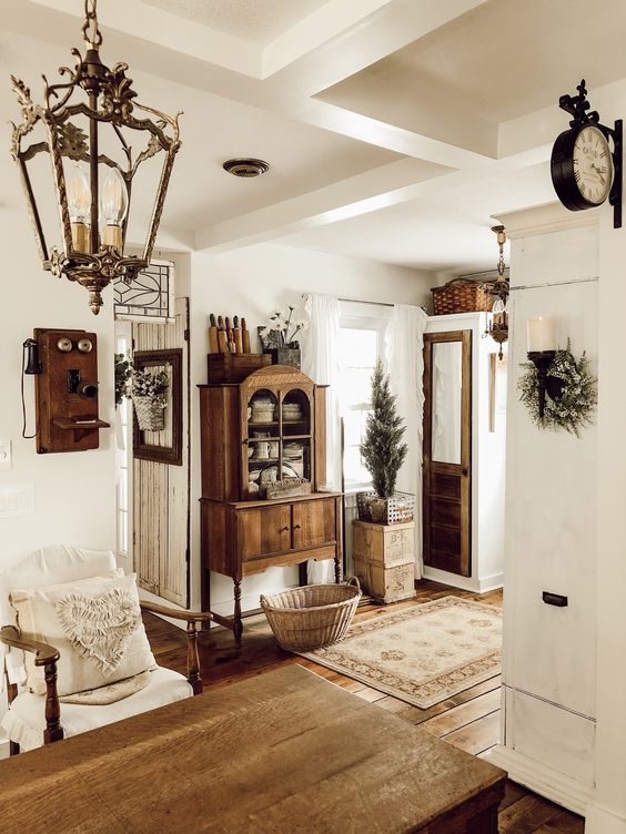 Sala minimalista com decoracao estilo vintage