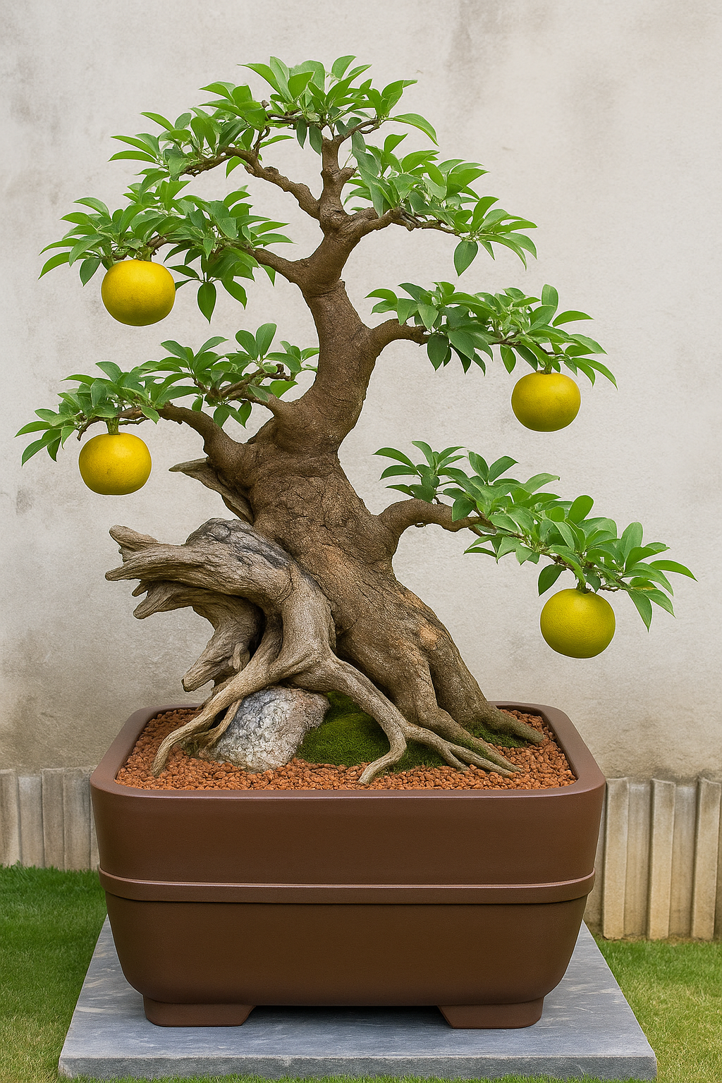 Bonsai com limões Bonsai com limões