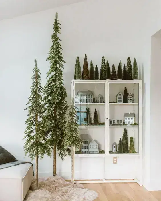 Decoração para final de ano: décor mais minimalista. Fonte: Décoration Inspiration DIY