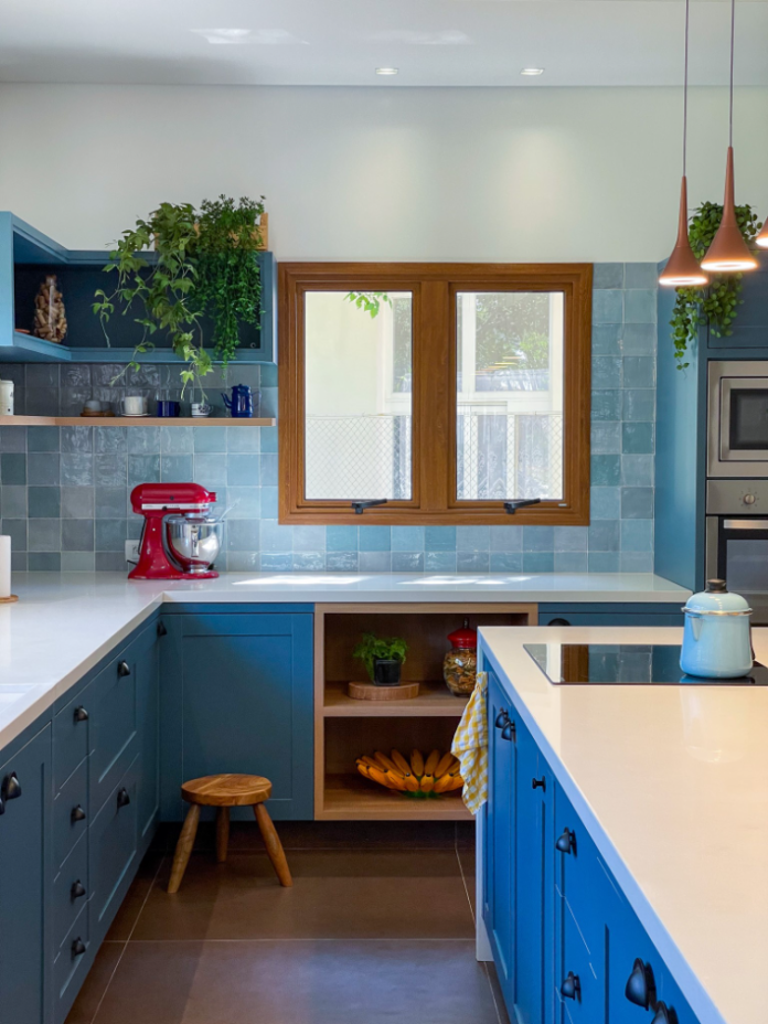 Armário de Cozinha Azul: Saiba Como Usar +20 Modelos Lindos