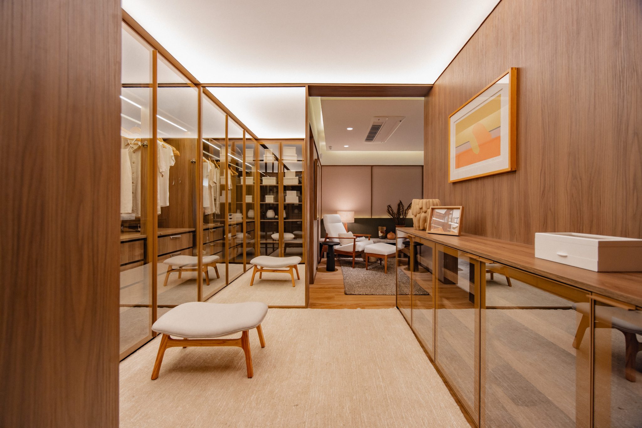 Apartamento decorado assinado pela TODOS Arquitetura