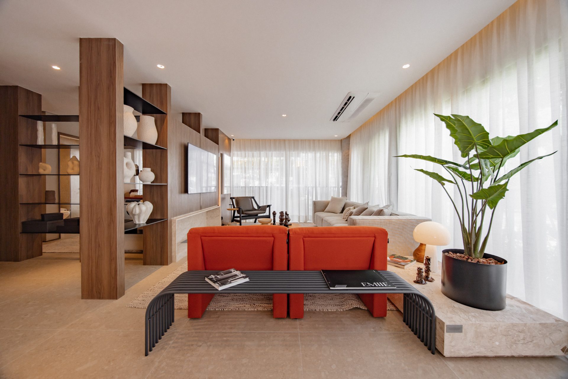 Apartamento decorado assinado pela TODOS Arquitetura