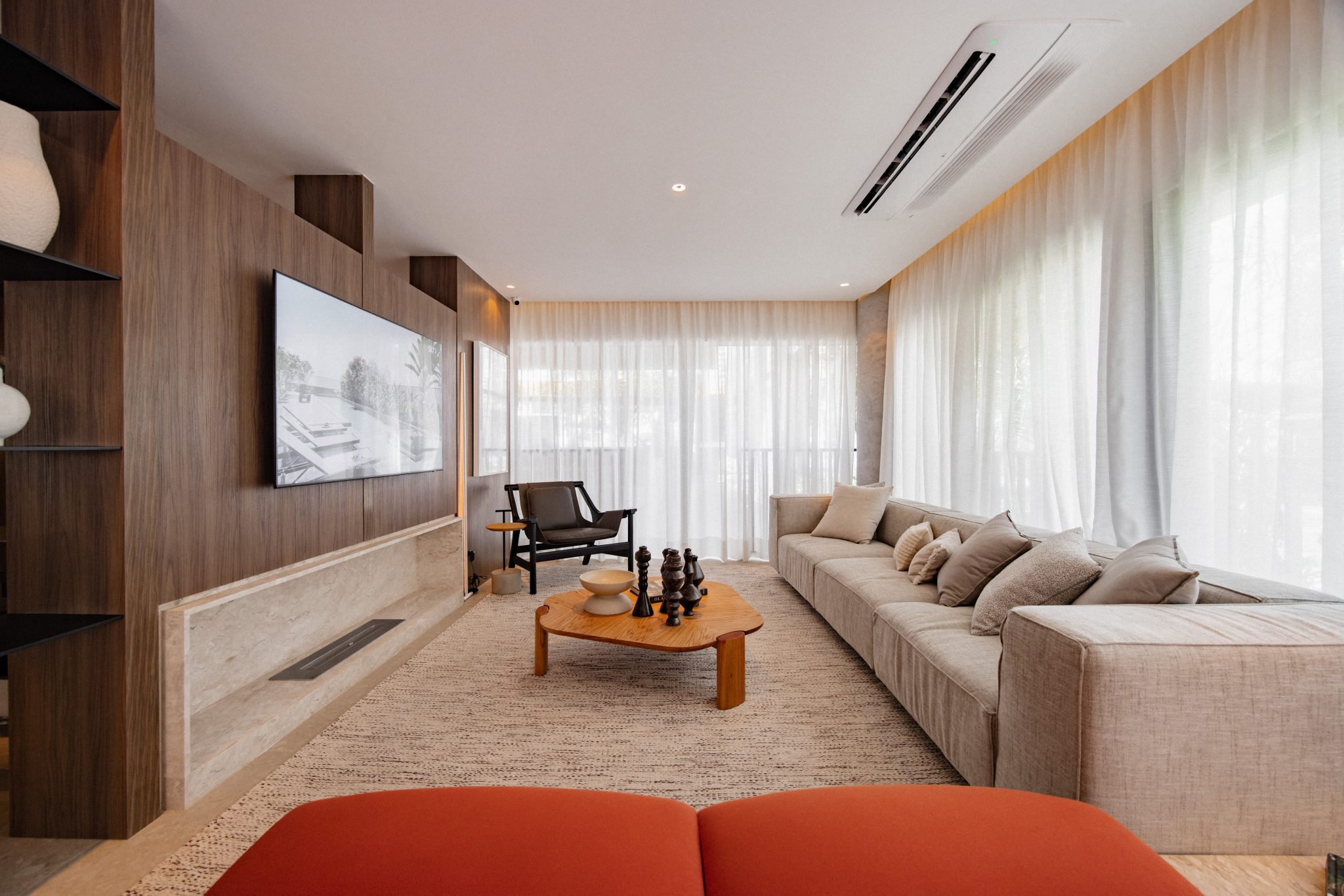 Apartamento decorado assinado pela TODOS Arquitetura