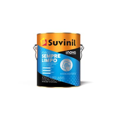 Tinta Acrílica Inova Premium Fosco Sempre Limpo Branca 3,6 litros Suvinil