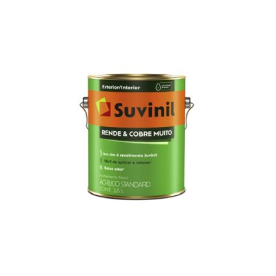 Tinta Acrílica Rende & Cobre Muito Gelo 3,6 litros Suvinil