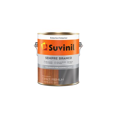 Tinta Esmalte Sempre Branco Fosco 3,6 litros Suvinil