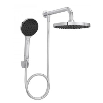 Chuveiro Redondo Parede Flex Max Cromado Com Desviador e Ducha Manual Deca 2085.C.DES