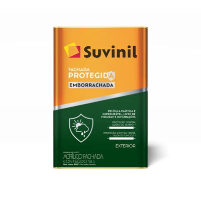 Tinta Acrílica Fachada Protegida Emborrachada Branco Neve 18 litros Suvinil