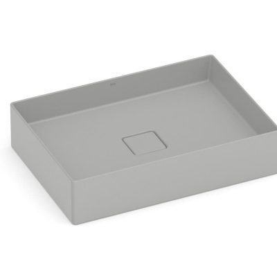 Cuba Apoio Retangular 510X360 Sem Mesa T6 Terra Stone A32787Z070