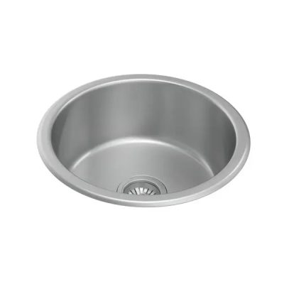 Cuba de Cozinha Redonda Deca 40cm Facile Inox CC.610.40.RED.INX