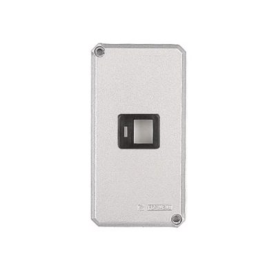 Tampa 1 posto RJ45/RJ11 para condulete 1pol