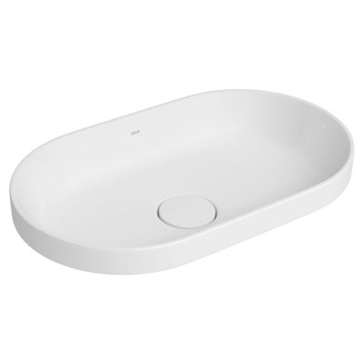 Cuba Slim Sobrepor Deca Oval 50cm Branco L.24050.17