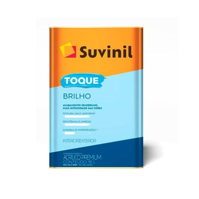 Tinta Acrílica Toque De Brillho Branco Semi Brilho 18 Litros Suvinil