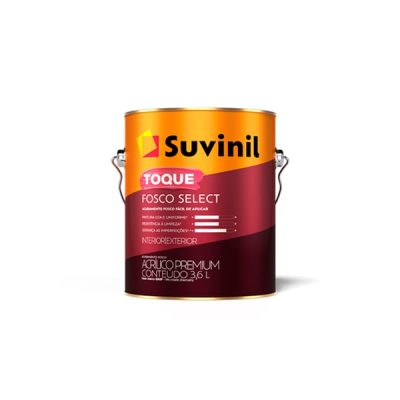 Tinta Acrílica Toque Fosco Select Branco 3,6 Litros Suvinil