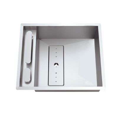 Cuba Inox com Torneira Deca Supra Hide