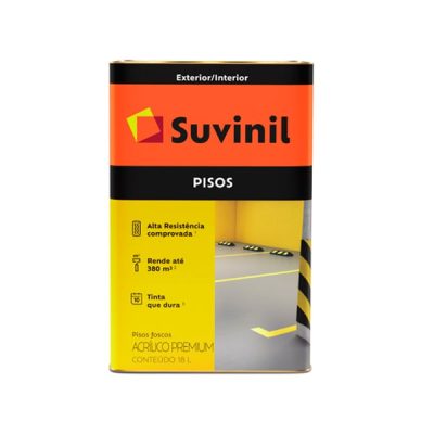 Tinta Piso Cinza Escuro 18 litros Suvinil