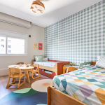 Quarto versátil e atemporal para todas as idades