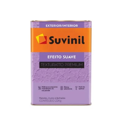 Tinta Texturatto Efeito Suave Branca 22kg Suvinil