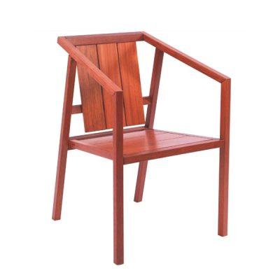 Cadeira Lanati Madeira Jatoba Fsc Bracos E Encosto Madeira