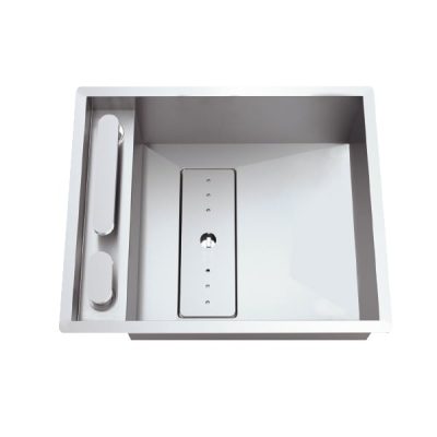 Cuba Inox com Torneira Deca Supra Hide