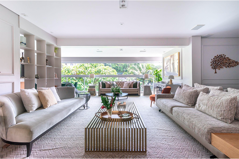 Sabrina Salles assina retrofit de decoração de apartamento na Vila Mariana