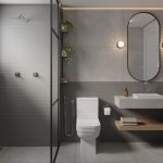 Elegância funcional no ambiente de banho