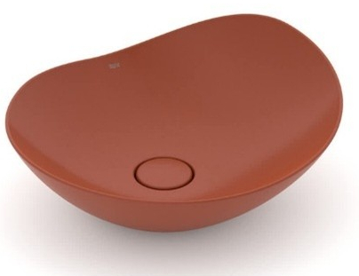 DivulgaçãoCuba de Apoio Roca Othake 470x407 mm Fineceramic Terracota