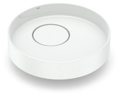 DivulgaçãoCuba De Apoio Redonda Sem Mesa 395 mm Celite Design D4 Branco