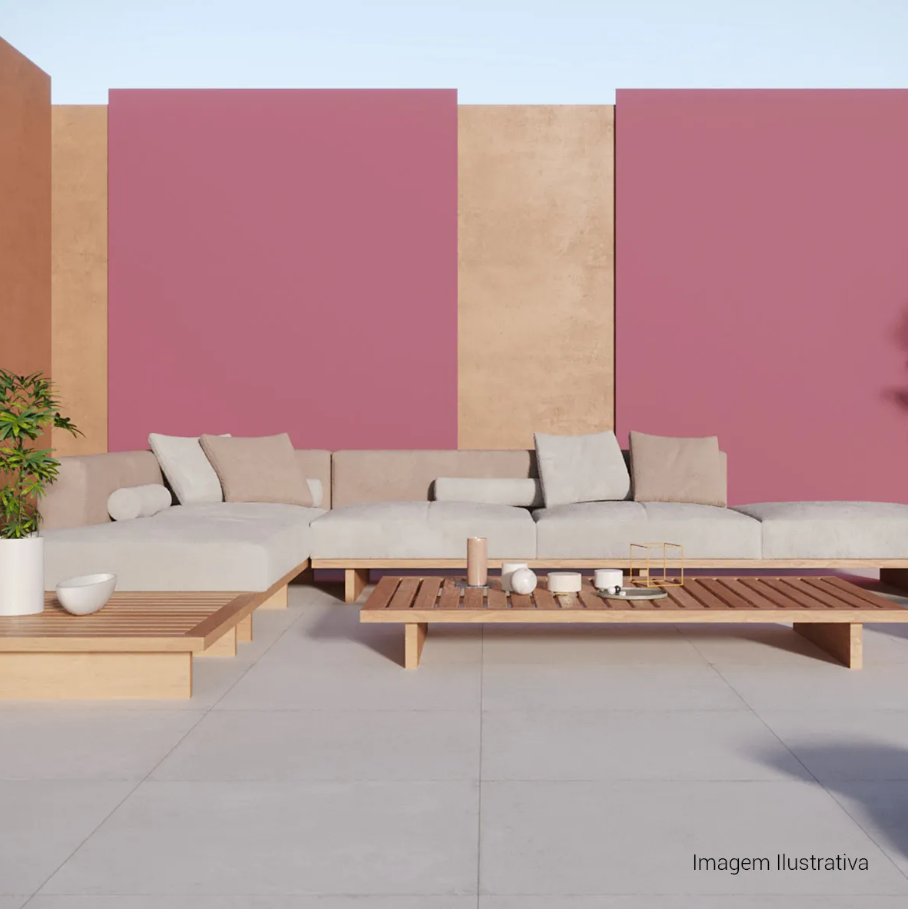 Porcelanato retificado é ideal para quem busca um acabamento mais preciso e uniforme – Foto: Ceusa