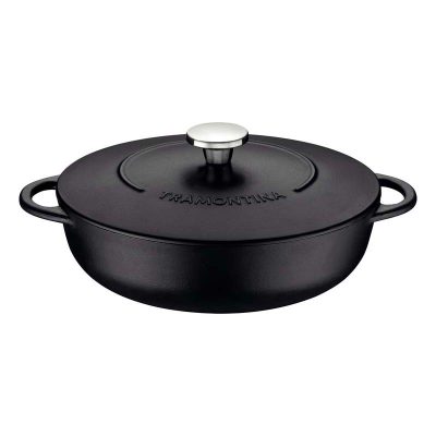 Fritadeira Trento Ferro Esmaltado Revestimento Interno Antiaderente Starflon Excelent 28Cm 4,1L