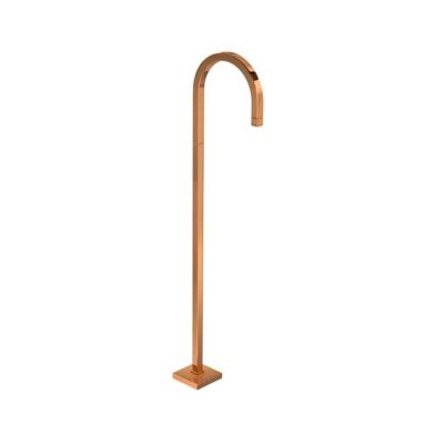 Torneira Curva Piso Deca Tube Red Gold 1199.GL.TUB.PSO.RD