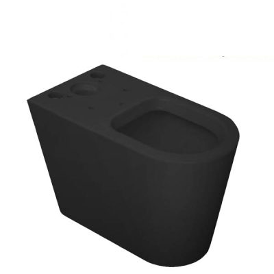 Bacia Deca para Caixa Link Preta fosca P.230.94