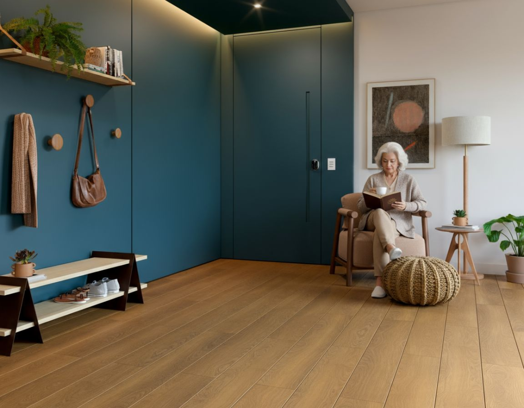 Piso laminado Durafloor Carvalho Belize - Linha Studio (Imagem Divulgação)